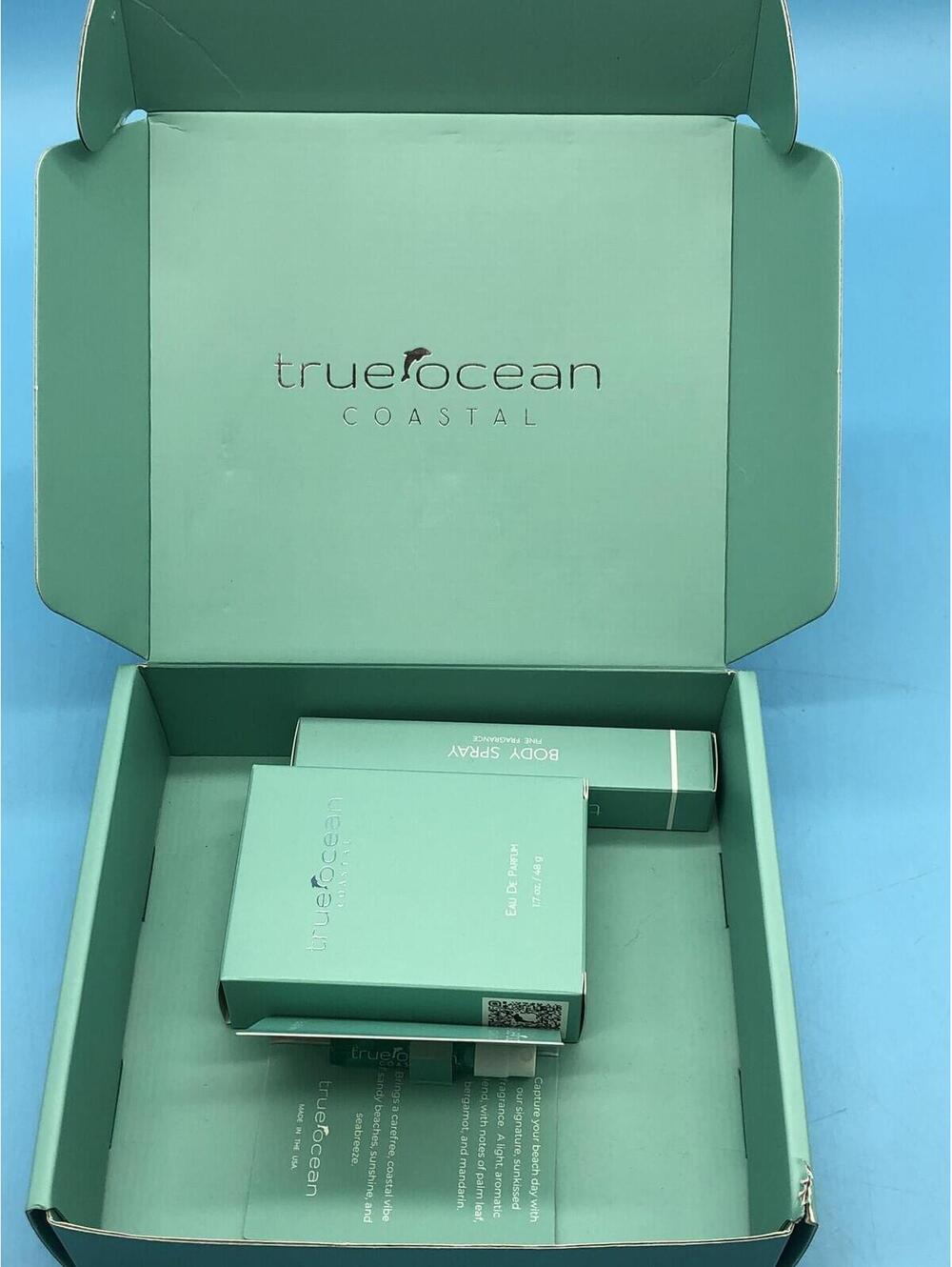 True Ocean Coastal Eau De Parfum 1.7 Oz Gift Set Body Spray Bergamot Citrus - Picture 6 of 16